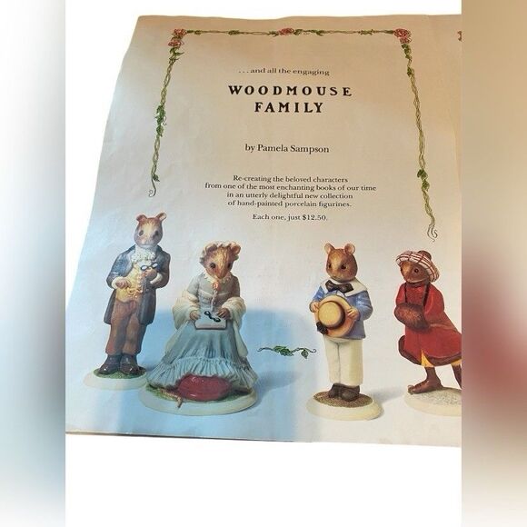 Vintage Woodmouse Family Catalog Booklet Franklin 1985 - Picture 6 of 7